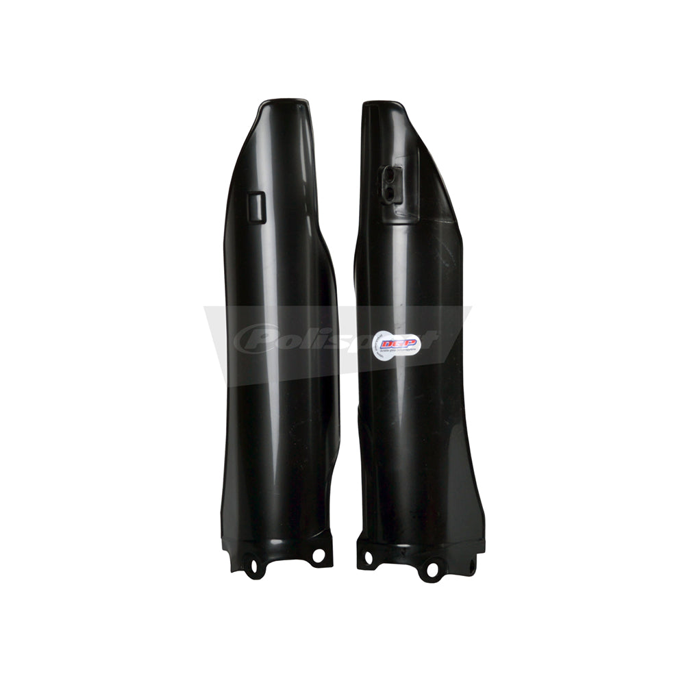Polisport Plastic Lower Fork Guards For Kawasaki KX 250F 2006-2008 Black