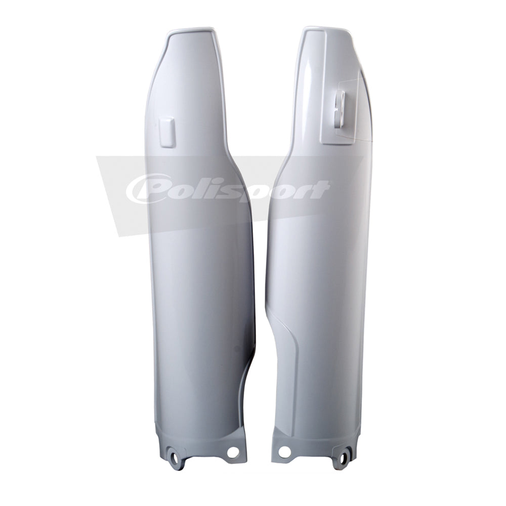 Polisport Plastic Lower Fork Guards For Kawasaki KX 250F 2006-2008 OEM Color White