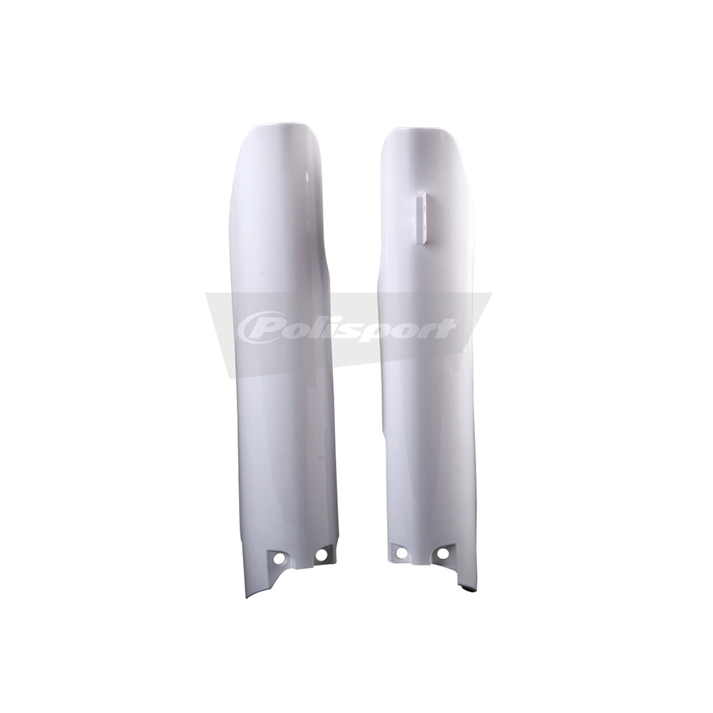 Polisport Plastic Lower Fork Guards For Suzuki RM 125 2007-2008 OEM Color White
