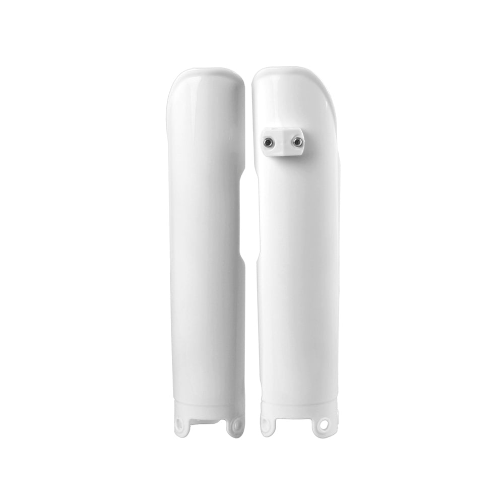 Polisport Plastic Lower Fork Guards For KTM EXC 525 2003-2007 White