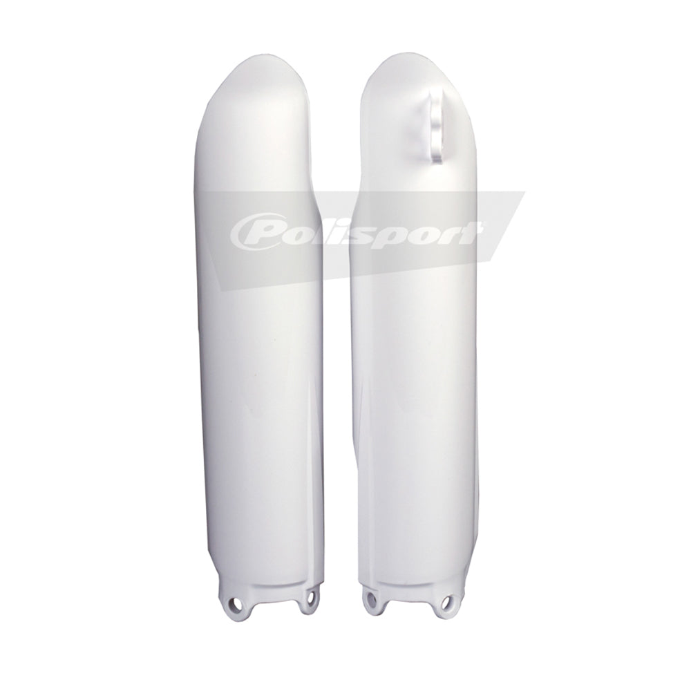 Polisport Plastic Lower Fork Guards For Yamaha YZ 125 2008-2014 OEM Color White