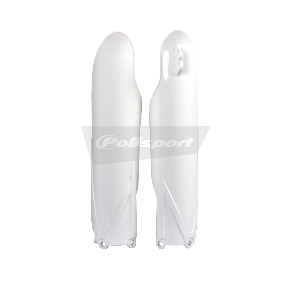 Polisport Plastic Lower Fork Guards For Yamaha YZ 250F 2010-2018 OEM Color White