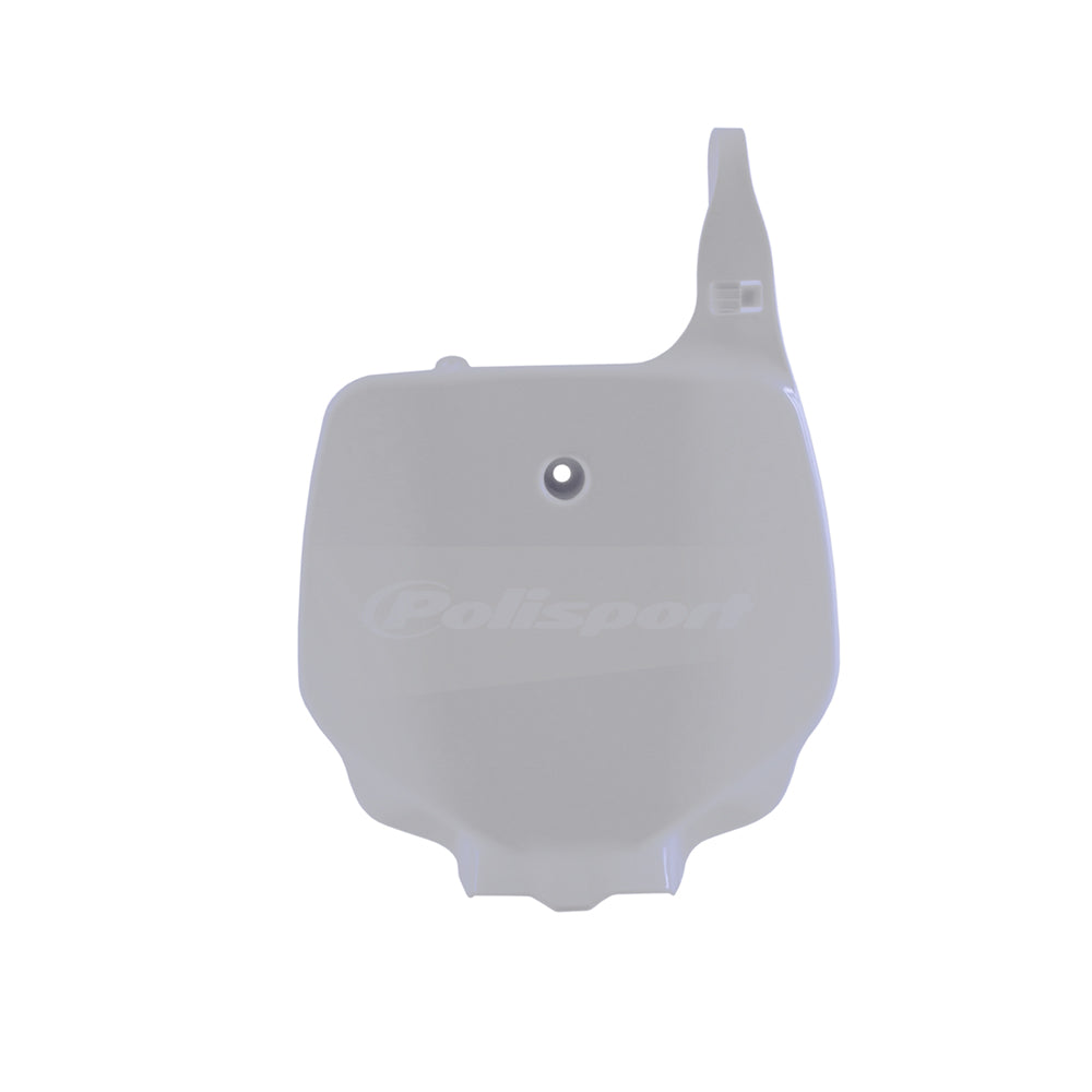 Polisport Front Number Plate For Kawasaki KX 85 White 2001-2013