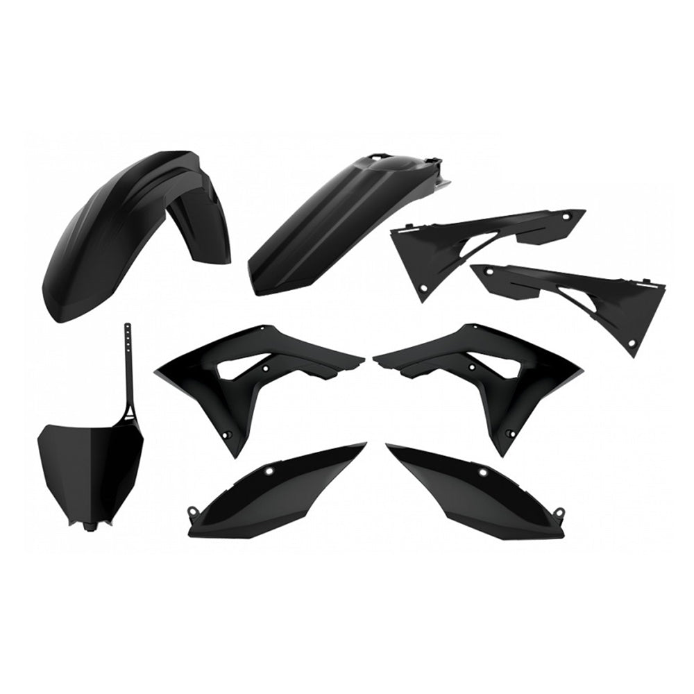 Polisport Plastics Box Kit For Honda CRF 450R Black 2017-2018