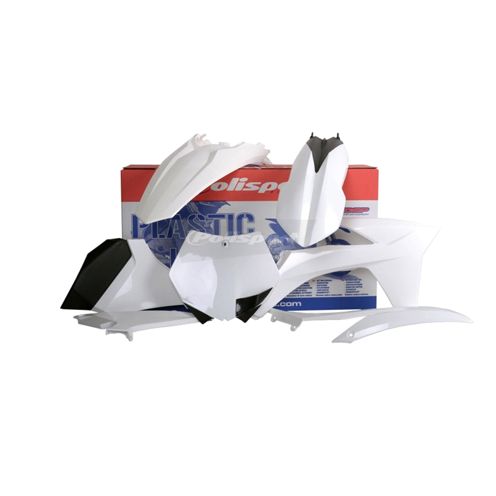 Polisport Plastics Box Kit For KTM SX 125 White 2012