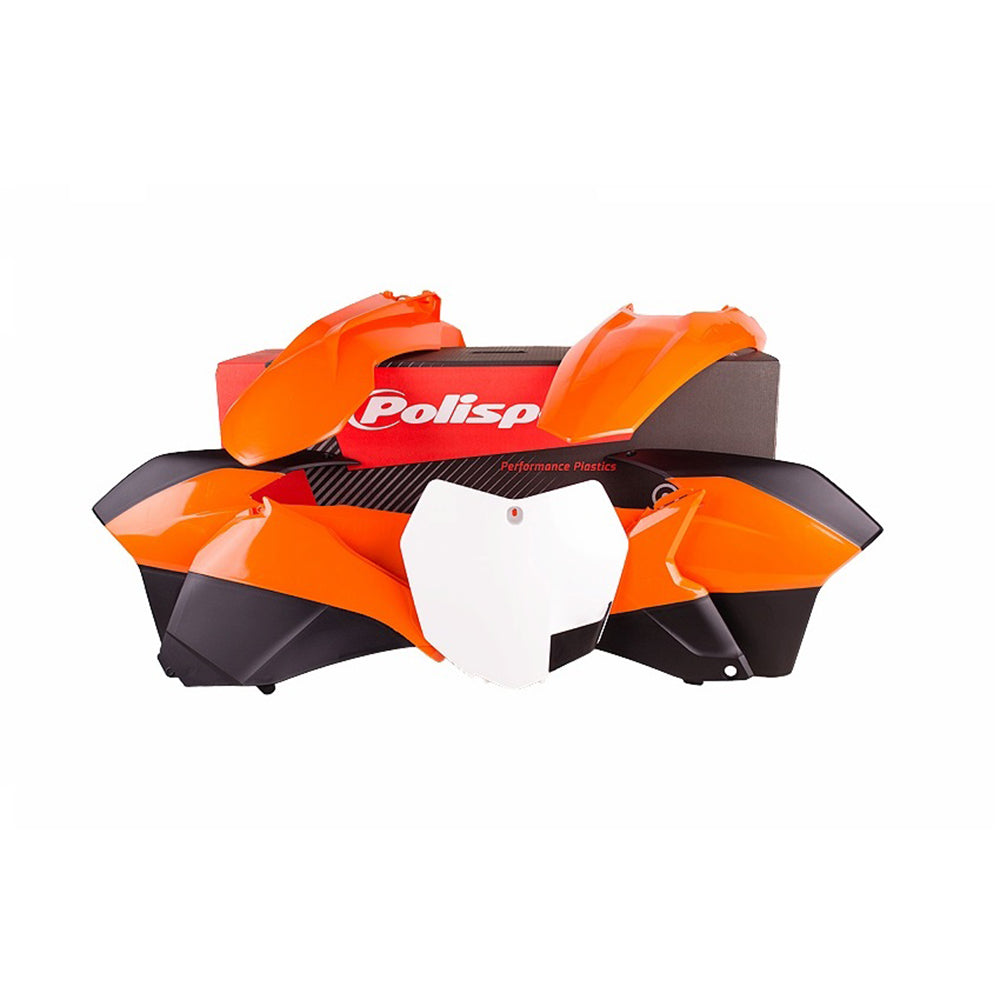 Polisport Plastics Box Kit For KTM SX-F 350 Black 2013-2015