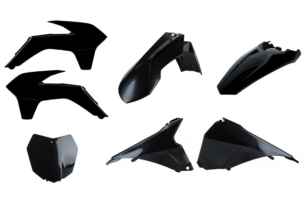 Polisport Plastics Box Kit For KTM SX-F 350 Black 2013-2015