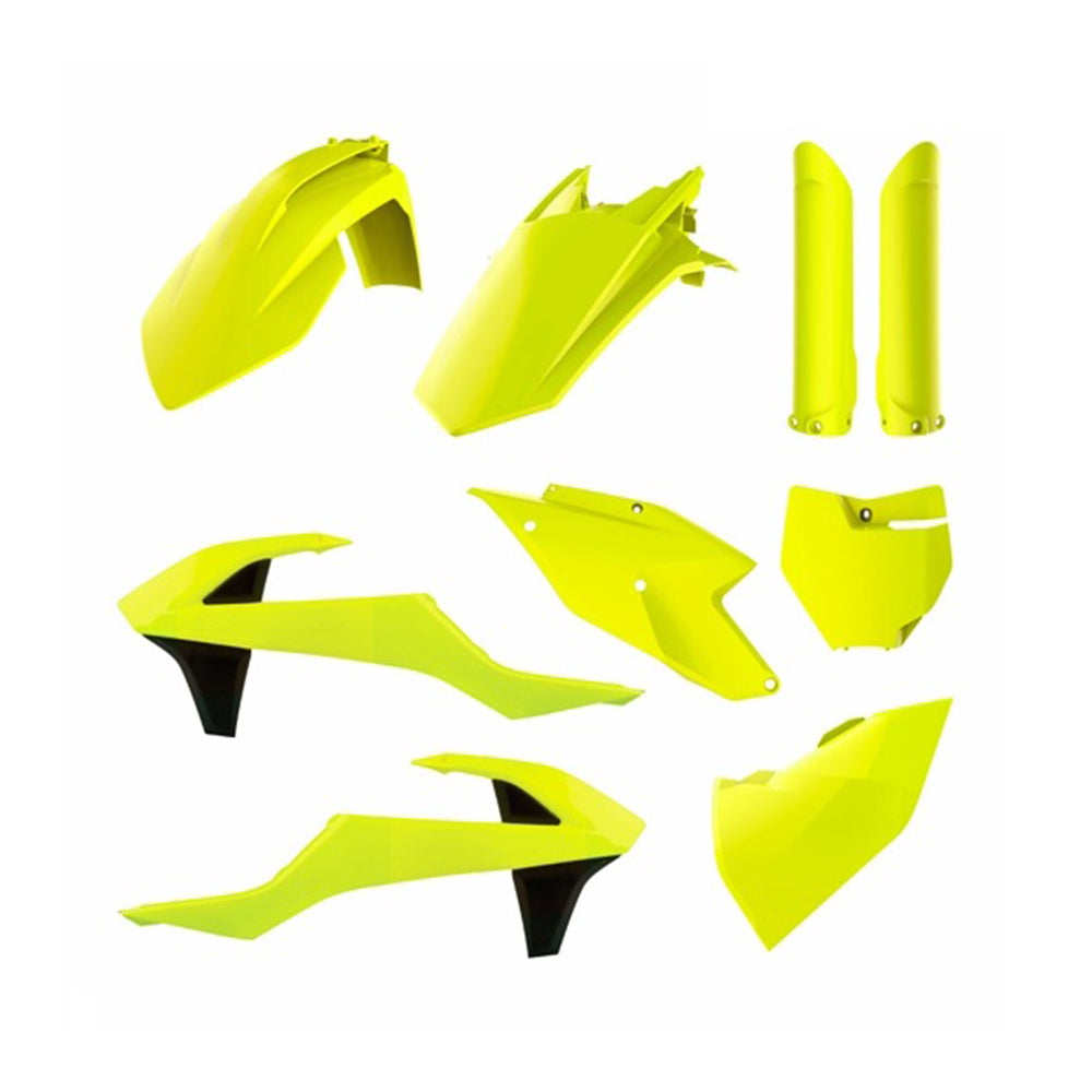 Polisport Plastics Box Kit For KTM SX 125 Flo Yellow 2016-2018