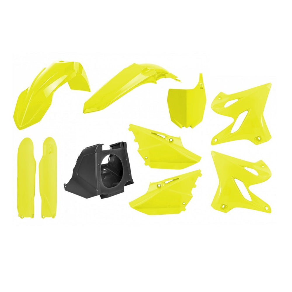 Polisport Restyling Plastics Box Kit with Airbox For Yamaha YZ 250 Flo Yellow 2002-2018