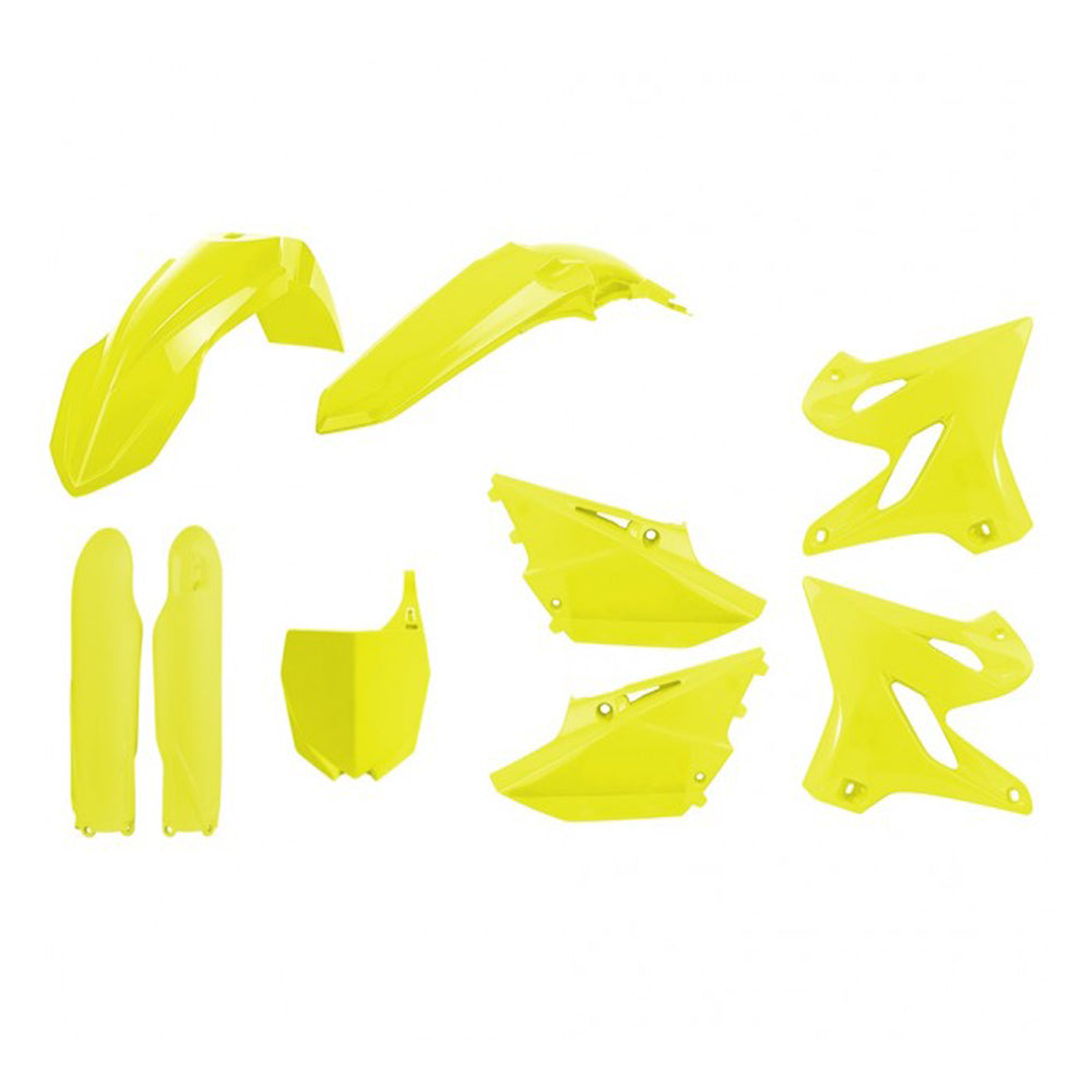 Polisport Plastics Box Kit For Yamaha YZ 125 Flo Yellow 2015-2018