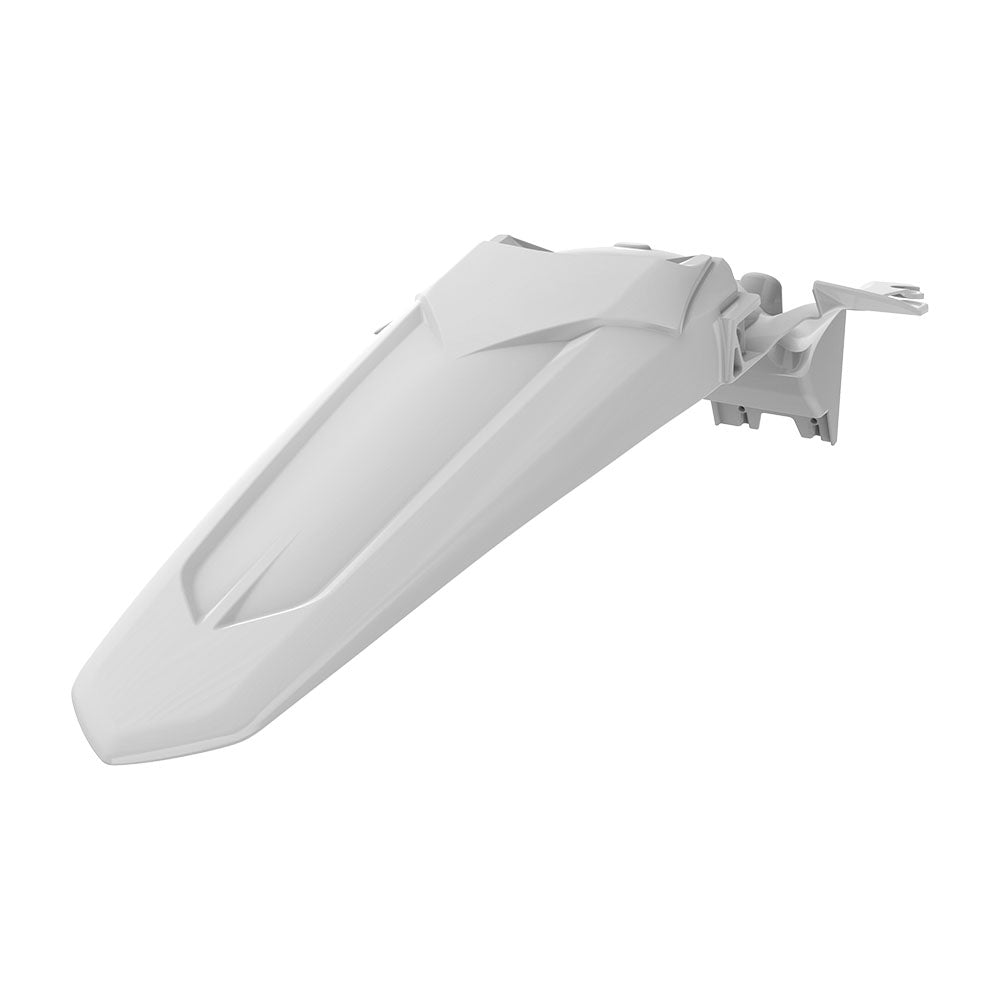 Polisport Plastic White Rear Fender For Yamaha YZ 450F 2018 Motocross Enduro