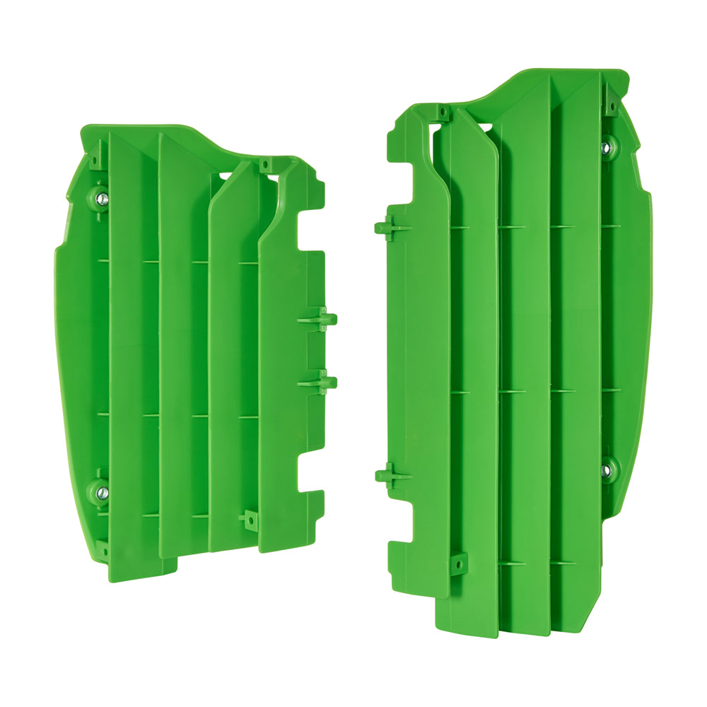 Polisport Radiator Louvres Grills Green 05 For Kawasaki KX 450F 2010-2015 Motocross Enduro