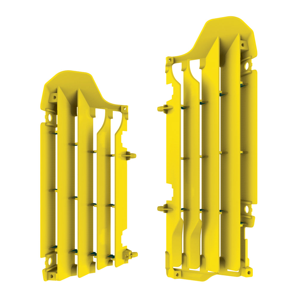 Polisport Radiator Louvres Grills Yellow RM 01 For Suzuki RMZ 450 2018 Motocross Enduro