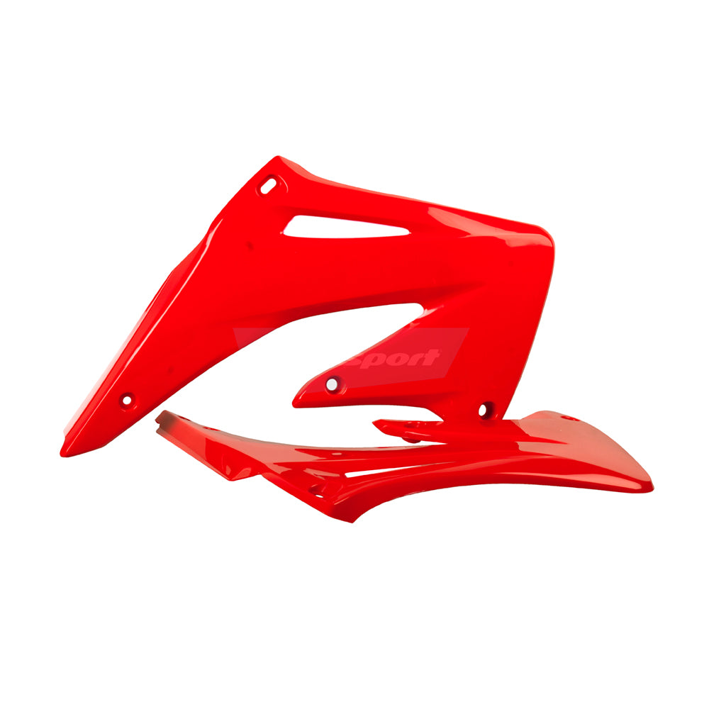 Polisport Rad Radiator Scoops Tank Panels For Honda CRF 450R OEM Color Red CR 04 2002-2004