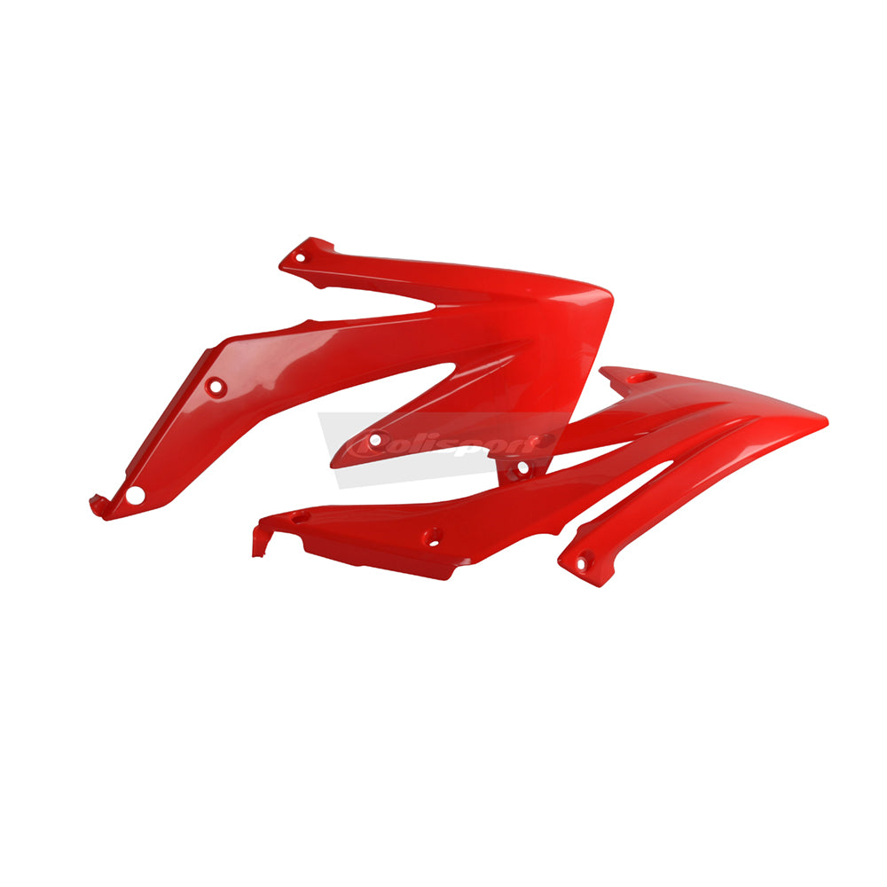 Polisport Rad Radiator Scoops Tank Panels For Honda CRF 450R OEM Color Red CR 04 2005-2008