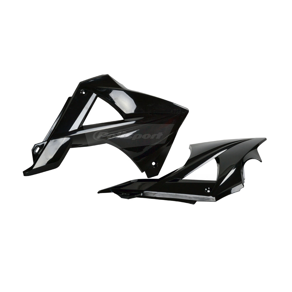 Polisport Rad Radiator Scoops Tank Panels For Gas Gas EC 300 OEM Color Black 2010-2011