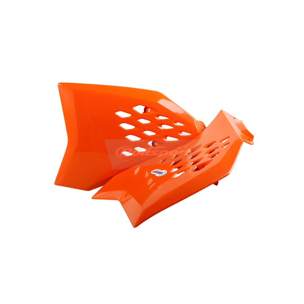 Polisport Rad Radiator Scoops Tank Panels For KTM SX 65 OEM Color Orange 2009-2015