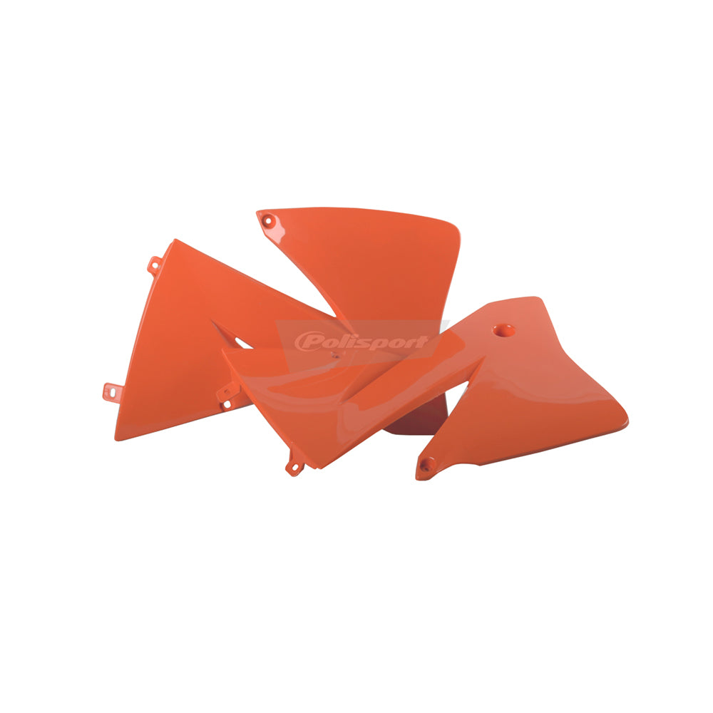 Polisport Rad Radiator Scoops Tank Panels For KTM EXC 380 OEM Color Orange KTM 2001-2002