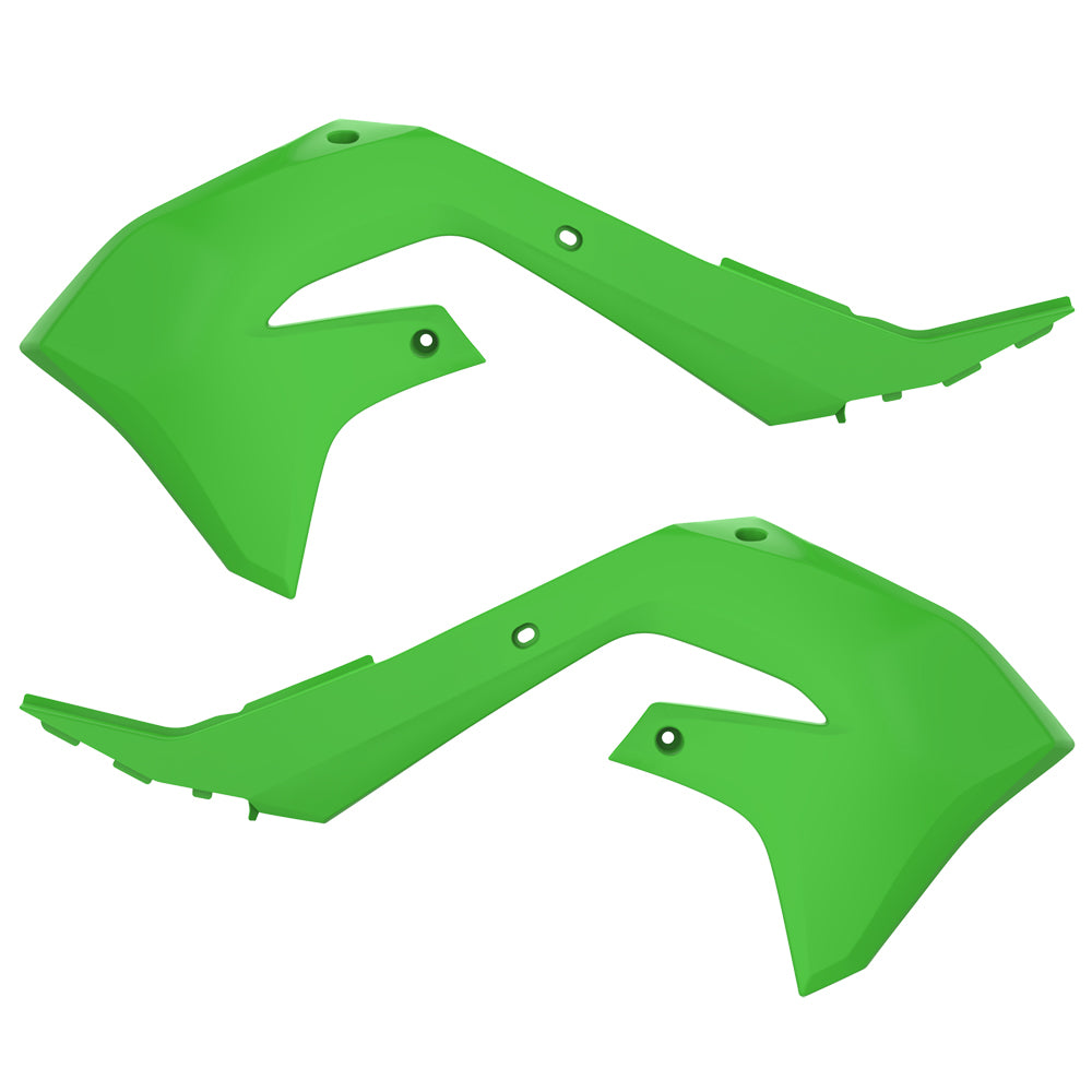 Polisport Rad Radiator Scoops Tank Panels For Kawasaki KX 450F OEM Colour 2019