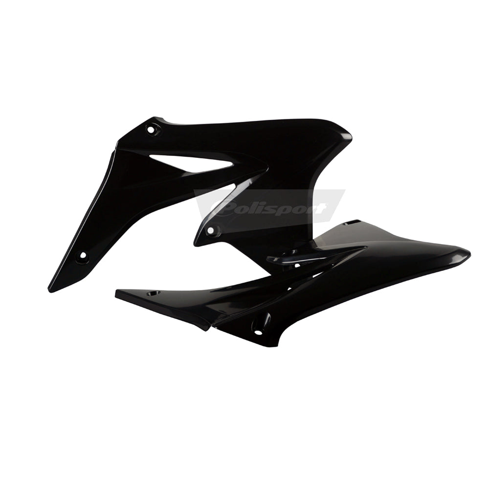 Polisport Rad Radiator Scoops Tank Panels For Suzuki RMZ 250 Black 2010-2018