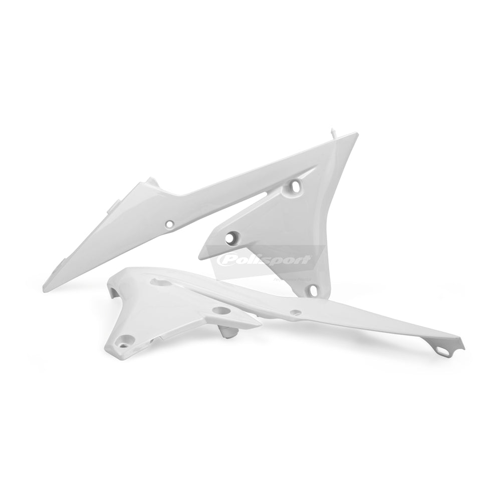 Polisport Rad Radiator Scoops Tank Panels For Yamaha YZ 250FX OEM Color White 2015-2018