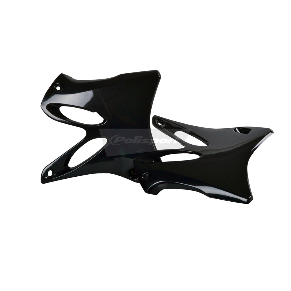 Polisport Rad Radiator Scoops Tank Panels For Yamaha YZ 125 Black 2002-2014