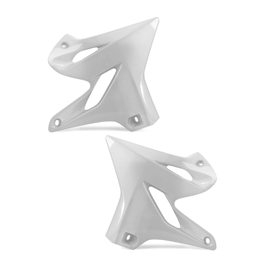 Polisport Rad Radiator Scoops Tank Panels For Yamaha YZ 125 White 2015-2018