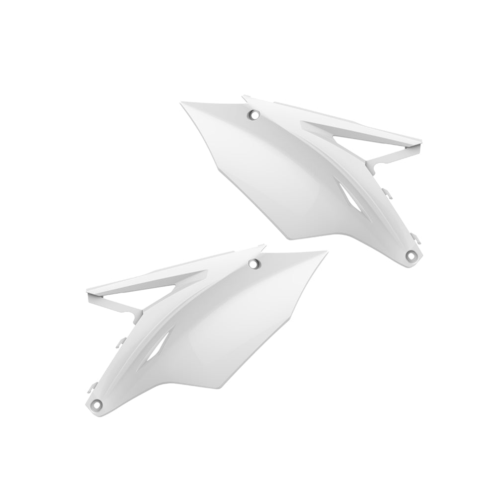 Polisport Side Panels White For Kawasaki KX 250F OEM Color 2017-2018