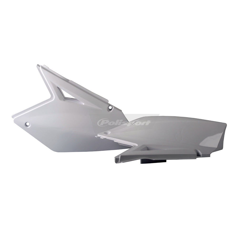 Polisport Side Panels White For Suzuki RMZ 250 OEM Color 2007-2009